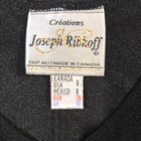 Joseph Ribkoff Black Sleeveless Scoop Neck Maxi Dress - Picture 3 of 4